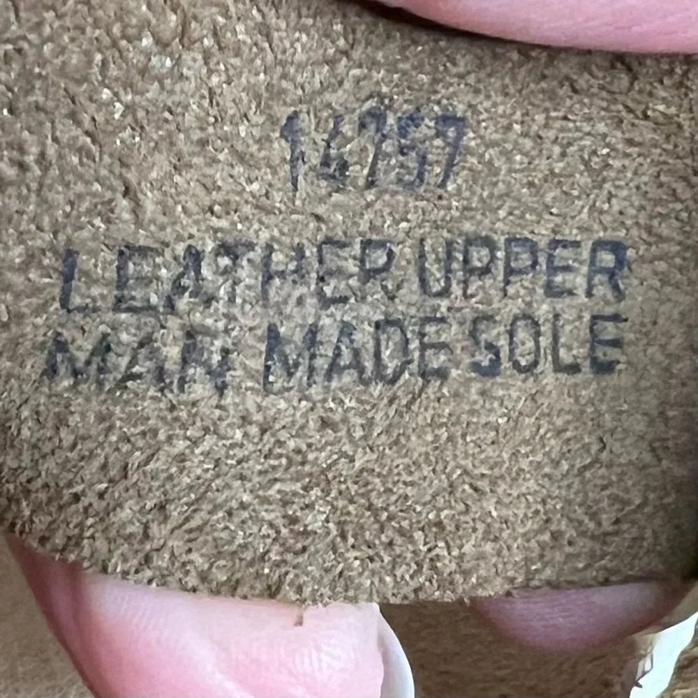 Bio‎ Green Cork Wedge Brown Leather Double Strap Made in Spain women's 40 8.5